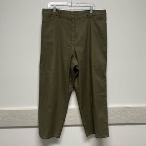 DKNY Plus Size Cropped Pants 16W